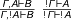  $\frac{\Gamma, A \vdash B}{\Gamma, !A \vdash B}$ $\frac{!\Gamma \vdash A}{!\Gamma \vdash !A}$ 